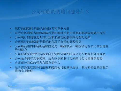 战略分析方法三企业内部资源与能力分析dgui