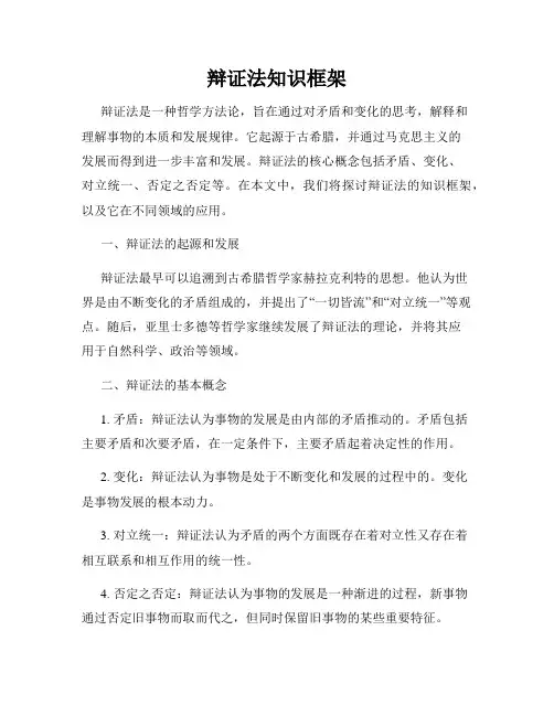 辩证法知识框架