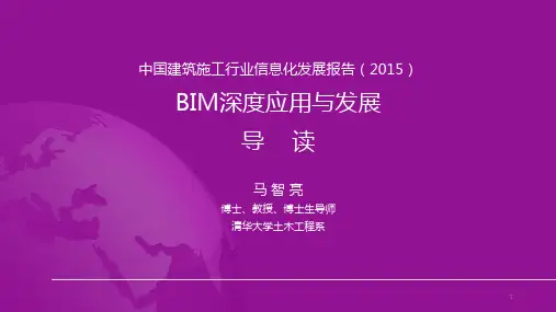 开幕式-马智亮-BIM深度应用与发展导读