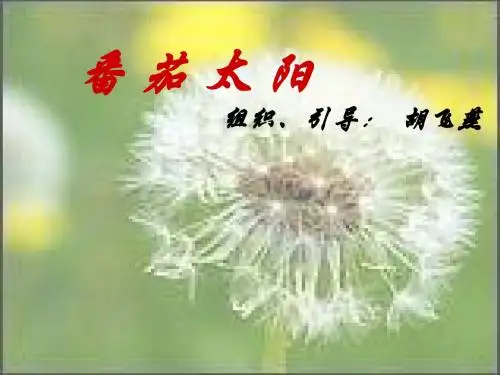 小学四年级下学期语文《番茄太阳》PPT课件