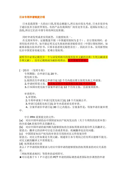 日本专利介绍