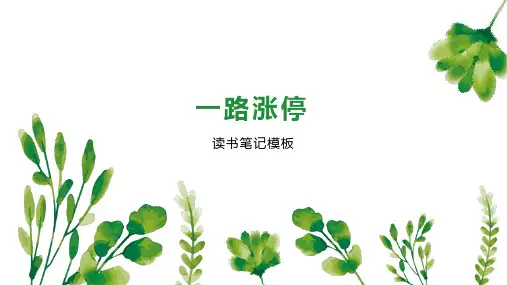 一路涨停    
