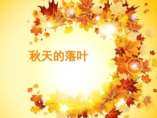 三年级下册美术课件-5.15 秋天的落叶丨岭南版 (共43张PPT)
