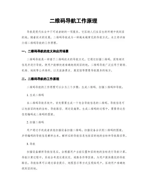 二维码导航工作原理