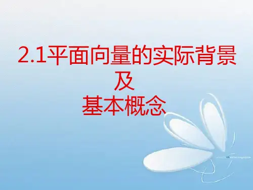 向量的概念说课稿