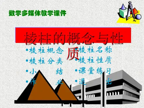 立体几何全章PPT优秀课件(多面体棱柱等67个) 27