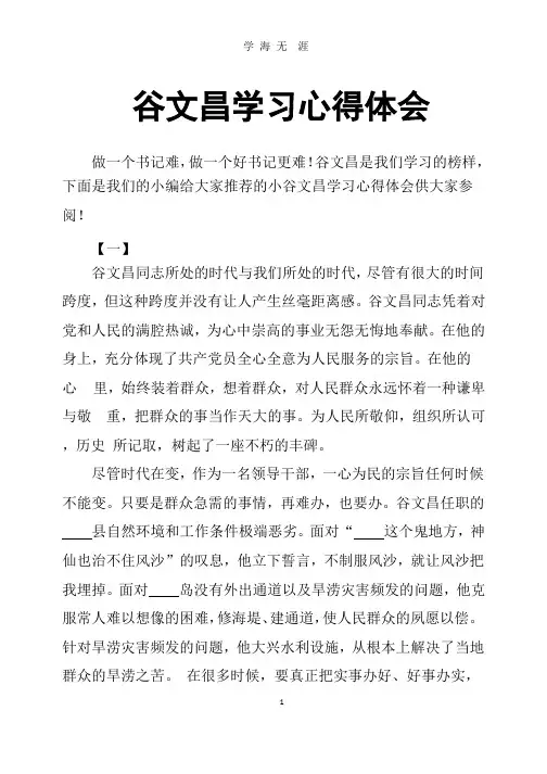 谷文昌学习心得体会.pptx