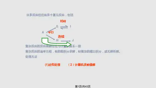 化学动力学复杂反应PPT课件