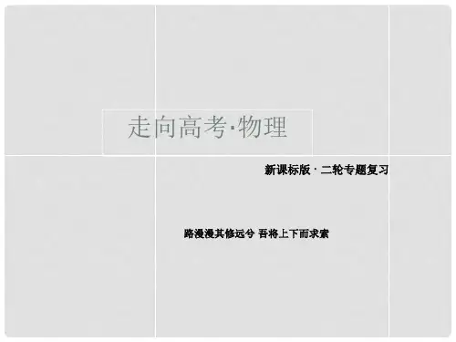 高考物理二轮专题复习 专题四 第1讲 电场和磁场课件
