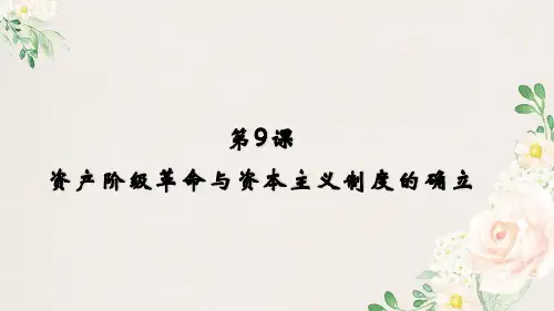 人教统编版高中历史《资本主义制度的确立》PPT优秀课件3