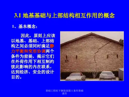 基础工程柱下钢筋混凝土条形基础课件
