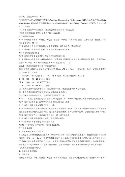 生殖中心规范