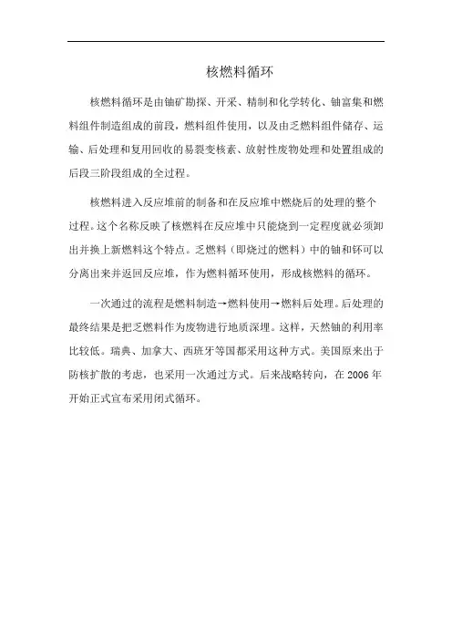 核燃料循环