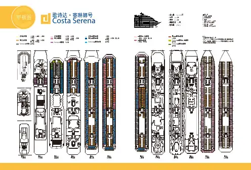 歌诗达赛琳娜号甲板图