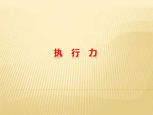 执行力