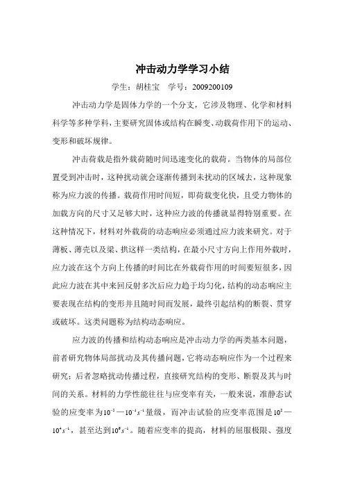 冲击动力学小结