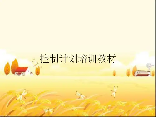 控制计划培训教材