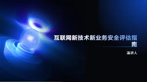 互联网新技术新业务安全评估指南