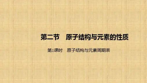 【课件】原子结构与元素周期表课件2022-2023学年下学期高二化学人教版(2019)选择性必修2