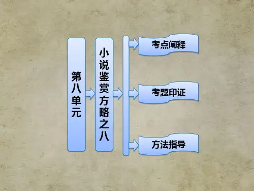 高中语文《外国小说欣赏》人教版—小说鉴赏方略8