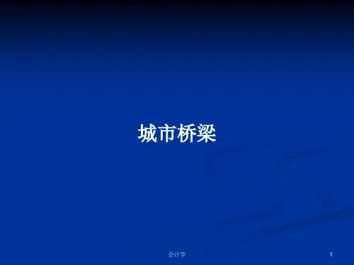 城市桥梁PPT学习教案