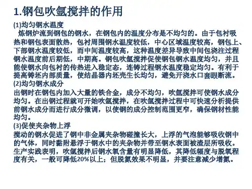 氩气搅拌精炼