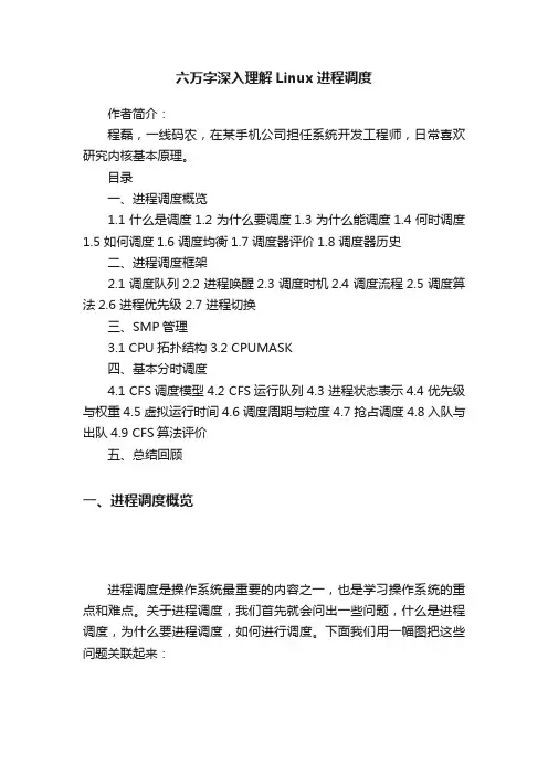 六万字深入理解Linux进程调度