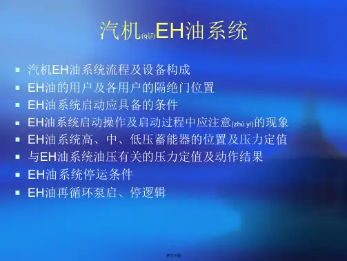 EH油系统