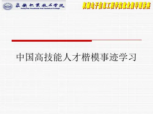 高技能人才楷模