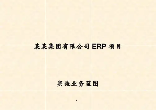 某集团金蝶K3 ERP项目实施方案规划