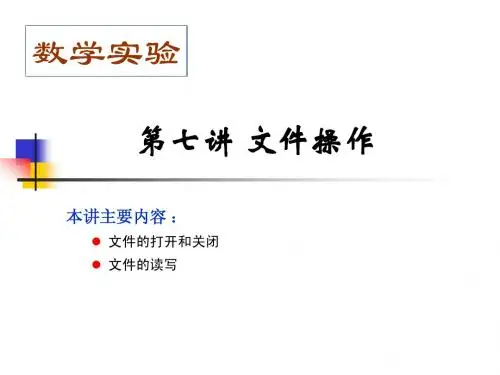 matlab07文件操作