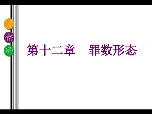 第十二章 罪数形态