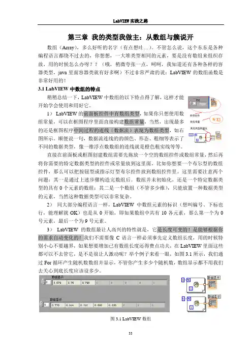 LabVIEW实践之路第三章33-34