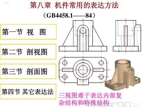 08第八章机件常用的表达方法