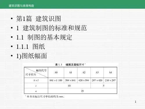 建筑学识图_各种图示符号详解讲解