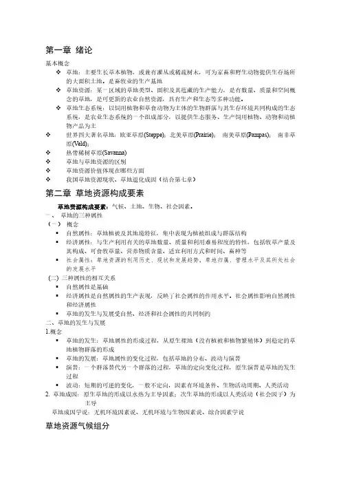 草地保护