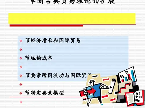 第四讲经济增长和国际贸易
