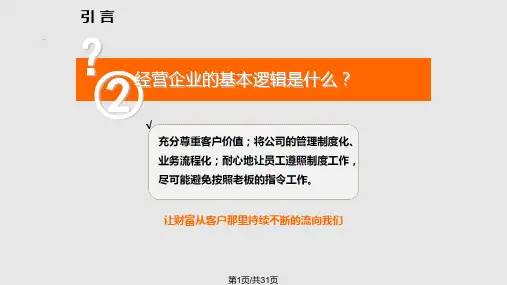 以结果为导向的执行力文化PPT课件