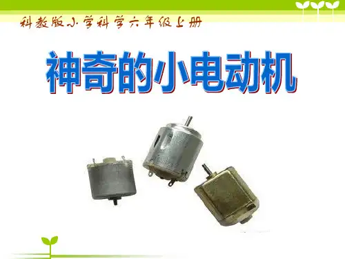 教科版六年级科学上册课件：神奇的小电动机-课件