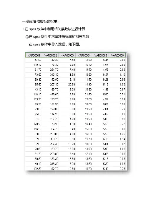 spss软件应用
