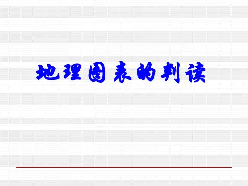 地理图表的判读