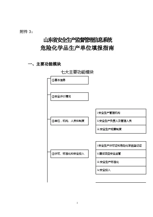 山东省安全生产监督管理信息系统