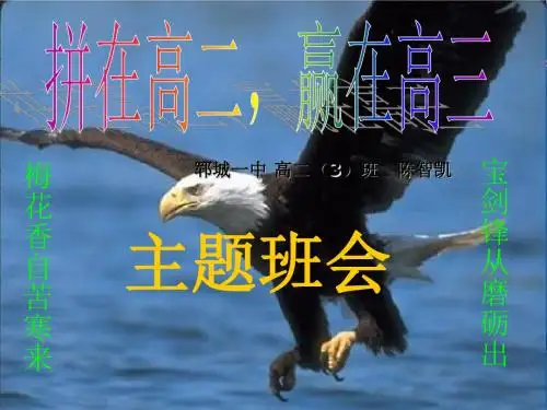 拼在高二,赢在高三