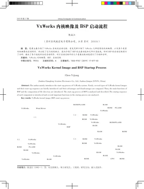 VxWorks内核映像及BSP启动流程