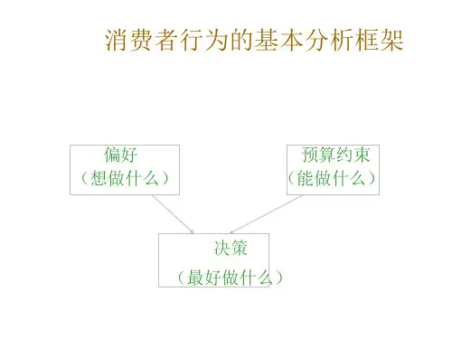 第三章消费者效用理论