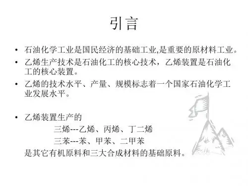 乙烯生产技术和工艺流程介绍20071216.