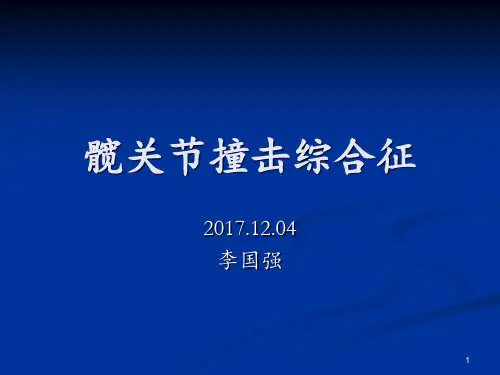 髋关节撞击综合征PPT课件