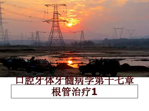 最新口腔牙体牙髓病学第十七章根管治疗1讲学课件