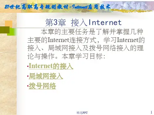 《Internet接入》PPT课件