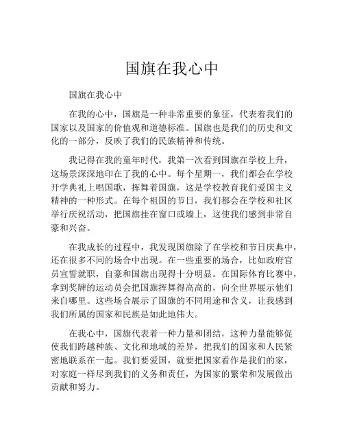 国旗在我心中